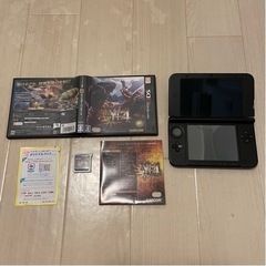 Nintendo 3DSLL ブルー×ブラック 本体＋SDカード...