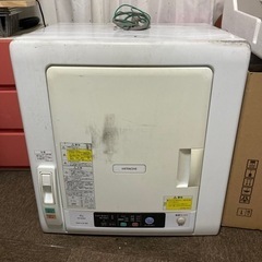 【ジャンク品】衣類乾燥機　日立　DE-N60WV 6kg