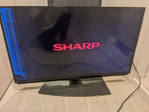 SHARP 40型 テレビ AQUOS 4K 4T-C40CL1 BLACK