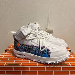 フランス限定グッズ付！Nike エアフォース1 x Off-White AF1 Graffiti