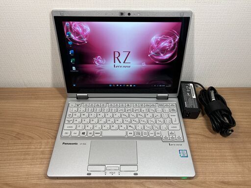 極美品・累積使用時間少＞　超軽量/Panasonic CF-RZ6８GB/SSD256 /i5 office Win11