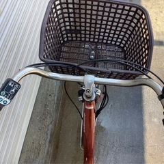 136 ヤマハ新機種電動アシスト自転車pas natura26インチブラウンアルミ