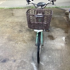 140 パナソニック最新機種電動アシスト自転車vivi 26インチグリーン