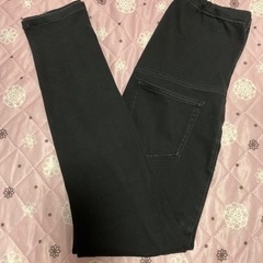 UNIQLO マタニティジーンズ スキニー 黒 M