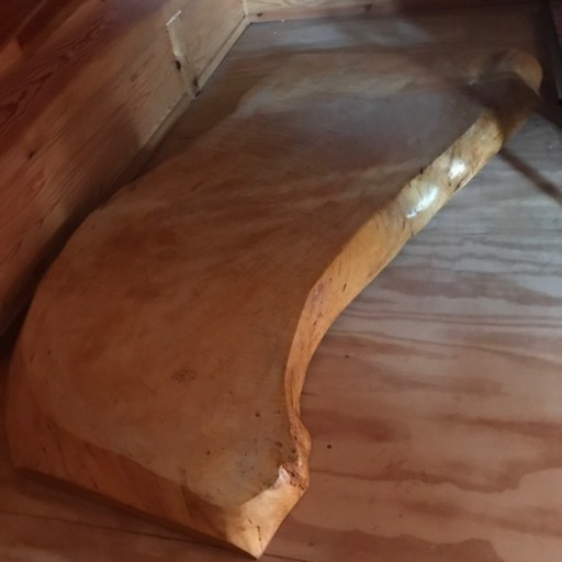 一枚板の天然木テーブル天板