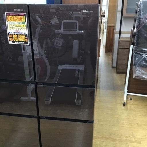 #G-103【ご来店頂ける方限定】Hisenseの3ドア冷凍冷蔵庫です