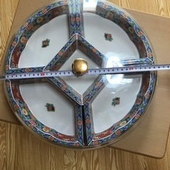 【オードブル皿】中華回転皿　昇龍窯