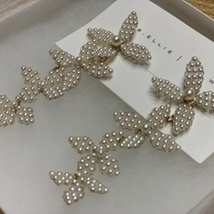 A.B.ELLIE エイビーエリー　Harlowパール ピアス　ウエディング