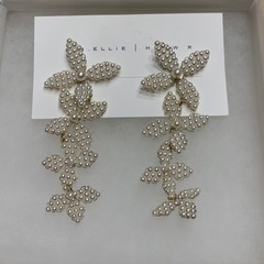 A.B.ELLIE エイビーエリー　Harlowパール ピアス　ウエディング