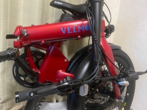 VELMO Q2 ベルモ　折りたたみ自転車 電動アシスト自転車 電動自転車　赤