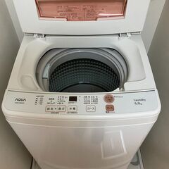 超美品　AQUA 洗濯機 AQW-KS6H P ピンク 6.0kg