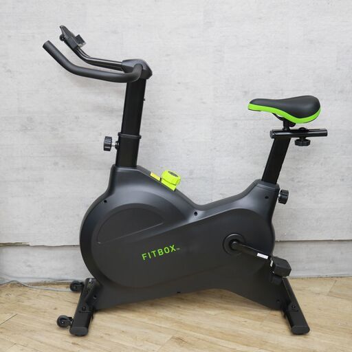 340)【美品】FITBOX LITE 第3世代 フィットネスバイク FBX-001B_01 エアロバイク スピンバイク 負荷8段階 フィットボックス ライト