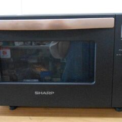 オーブンレンジ RE-F18A-B 2019年製 シャープ フラットタイプ 18L 簡単操作 ダイヤル 黒 角皿付欠品 SHARP 札幌市西区 西野店