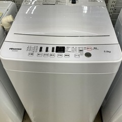 Hisense💛コンパクトサイズ💛5.5kg洗濯機8309