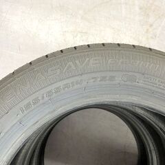 新車外し DUNLOP ENASAVE EC300 EC300＋ タイヤ4本セット 2022年製（35.37.38.43週） 155/65R14 75S 14インチ 夏タイヤ エナセーブ 札幌市