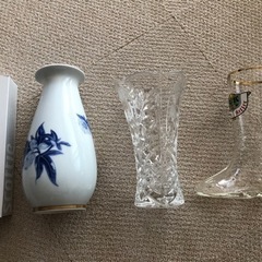 ヴィンテージガラスブーツ　花瓶や置物　Rosen Keller ...