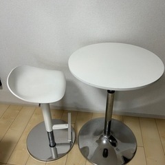 【無料】IKEAバーテーブル&イス/ラック/洋服ケース