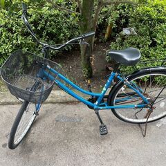 自転車　No.823　ブルー　26インチ　offiche　ママチ...