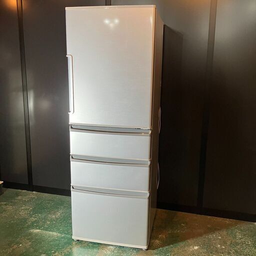 AQUA アクア 4ドア 冷凍 冷蔵庫  AQR-361F 2017年製 355L グレー●E072M063