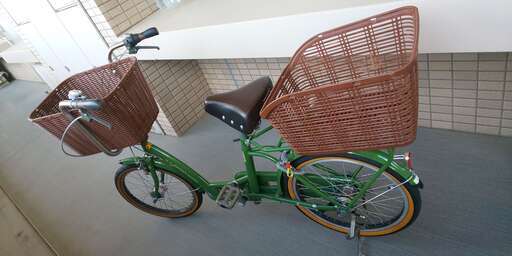 a.n.d coala アンド コアラ　前後かご自転車　ペット乗せ自転車
