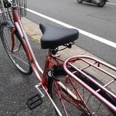 中古自転車2643 26インチ 6段ギヤ ダイナモライト *車体左半分