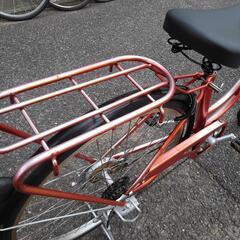 中古自転車2643 26インチ 6段ギヤ ダイナモライト *車体左半分 
