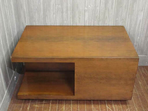 ss5356　木製　ローテーブル　ダークブラウン　棚板付き　サイドテーブル　センターテーブル　スクエア　角型　ミニテーブル　ソファサイド　カフェテーブル　飾り台