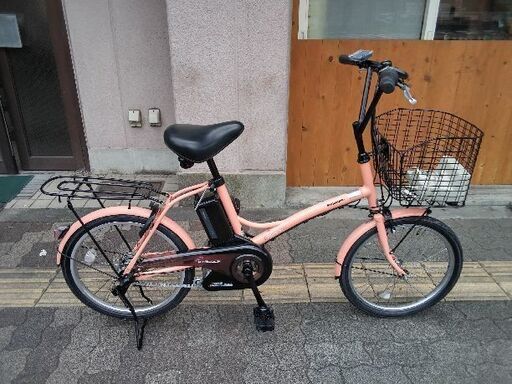 [Panasonic]Sugardrop(シュガードロップ)20吋 小径電動アシスト自転車 6.6Ahバッテリー+充電器(アプリコット)