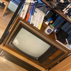 昭和レトロ　カラーテレビ