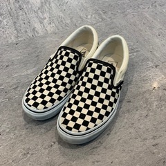 VANS スリッポン　チェッカー