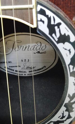 Morris   Tornado   AZJ   モーリス　トルネード　エレアコギター　弦交換済　ソフトケース付 Morris Tornado AZJ モーリス トルネード エレアコギター 弦交換済