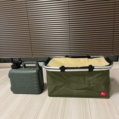 キャンプ アウトドア用 ウォータージャグ タンク 簡易保冷バッグ