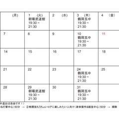 格闘技の練習会をしています。