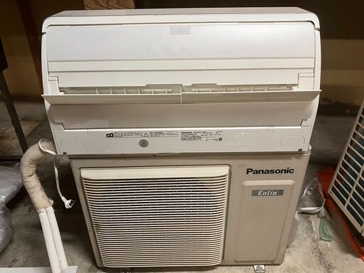 ☆中古￥22,800！【会員価格￥22,800】Panasonic　パナソニック　8～10畳2.8kwルームエアコン　家電　2017年製　CS-XS287C-W型　【BG221】