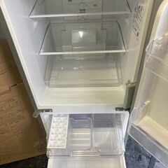 ☆中古￥17,800！【店長おすすめ！】SHARP　152㍑2ドア冷蔵庫　家電　2021年製　幅50㎝ｘ奥行60㎝ｘ高さ120㎝　SJ-D15GJ-N型　【BG226】