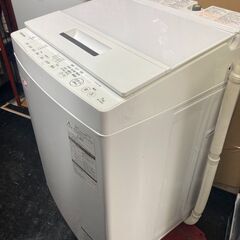 ☆中古￥17,800！TOSHIBA　7.0㎏洗濯機　家電　2020年製　AW-7D8型　幅60㎝ｘ奥行57㎝ｘ高さ98㎝　【BG229】