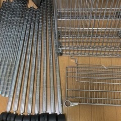 [商談中☆]スチールラック(キャスター付き)セット　