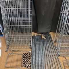 [商談中☆]スチールラック(キャスター付き)セット　