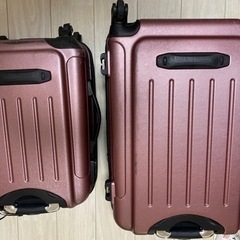 スーツケース　2個セット　キャリーバッグ　コロコロ