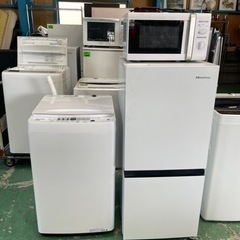 値引き不可☆ハイセンス☆2023,2022年製☆使用期間6ヶ月！綺麗な洗濯機、冷蔵庫、電子レンジのセット♪