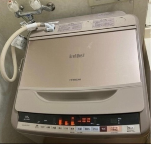 ❗️2018年製　大容量10kg❗️日立 ビートウォッシュ　全自動洗濯機 BW-V100B
