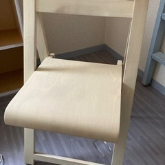 折り畳み椅子　オフホワイト
