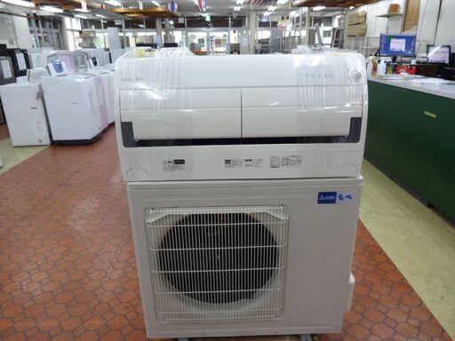 ID 361904　エアコン6.3K　三菱　２０１９年製　20～23畳用　冷暖　単相200V　MSZ-ZW6319S-W