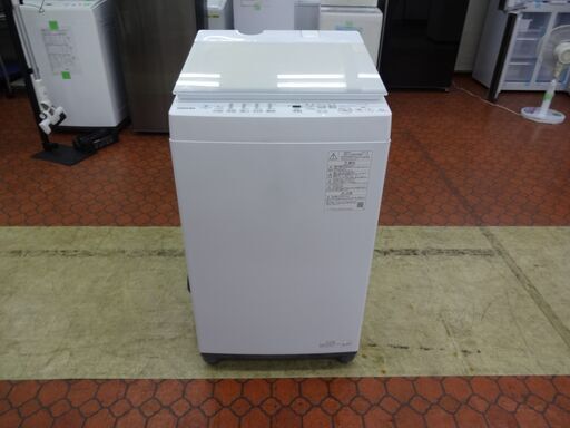 ID 362338　洗濯機6K　東芝　２０２１年製　AW-6DH1（W)