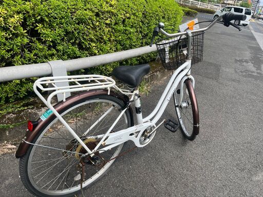 26インチ リサイクル自転車 ギヤ付き オートライト 楽天市場】中古 