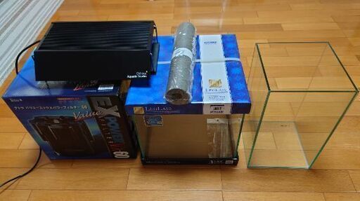アクアリウム用品　チヒロRGB照明　テトラ外部フィルタ　コトブキ30キューブ