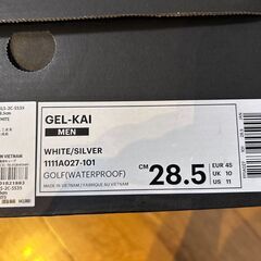 【値下げ！】MARK&LONA　GEL-KAI　定価47,300円で購入　メンズ　ゴルフシューズ　ほぼ新品 28.5　正規店購入　木村拓哉さんCM