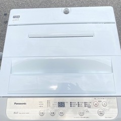 【美品】2020年製　Panasonic 洗濯機　5kg 