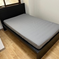IKEA イケア セミダブルベッド マットレス ベッドフレーム
