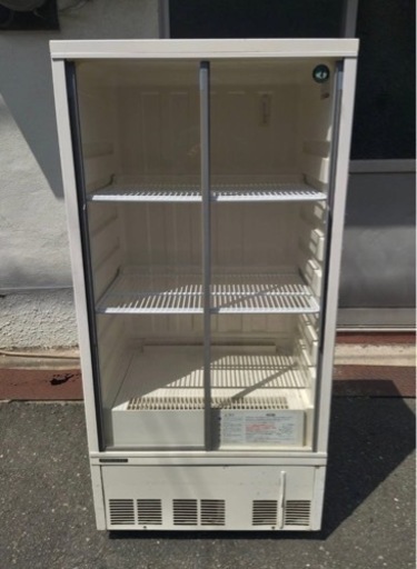 【動確済み】業務用 ホシザキ小型空冷式冷蔵ショーケース SSB-70BT 214L 700×450×1450 ビールグラス 冷蔵庫 グラス冷蔵庫 厨房機材 大阪